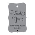 thumbnail image 1 of 100 PCS Thank You Custom Made Hang Tags Personalized Wedding Favor Gift Paper Tags, 1 of 1