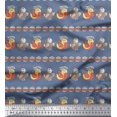 thumbnail image 1 of Soimoi Poly Georgette Fabric Circle & Bird Kids Fabric Prints by Yard 42 Inch Wide, 1 of 3