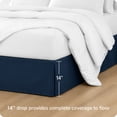 thumbnail image 2 of Swift Home Premium Bed Skirt 14-Inch Tailored Drop, 1 Pack, King, 2 of 5