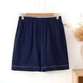 thumbnail image 2 of Shorts de Pyjama pour Femmes Décontractés Confortables Bas de Détente avec Poches Vêtements de Nuit Bas de Pyjama Shorts de Sommeil pour Femmes, 2 of 3