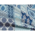 thumbnail image 4 of oneOone Rayon Navy Blue Fabric Patchwork Quilting Supplies Print Sewing Fabric By The Yard 56 Inch Wide-JS, 4 of 5
