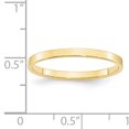 thumbnail image 3 of 10K Yellow Gold 2mm Light Weight Flat Band Size 7, 3 of 3