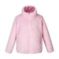 thumbnail image 1 of MeetoTime Girls Boys Zipper Up Jacket Warm Soft Fleece Outerwear Jacket with Pockets 3-8 Years, 1 of 6