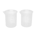 thumbnail image 1 of Oleegame 1PC Glass Bottle for 2 Clear Plastic Graduated 100mL Measuring Cup Beaker Lab Pcs Glass&Bottle White, 1 of 2