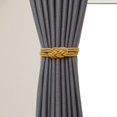 thumbnail image 2 of 2Pcs Curtain Tieback Rustproof No Drilling Cotton Rope Hand Woven Curtain Buckle Clip for Home, 2 of 7