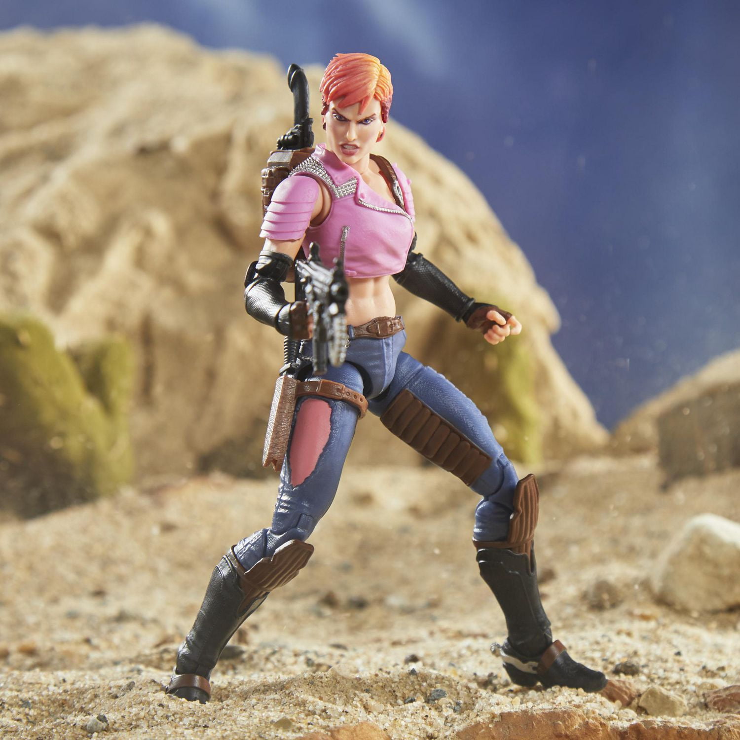 G.I. Joe Classified Series, figurine Zarana 48 de collection premium de 15 cm avec accessoires multiples, emballage spécial