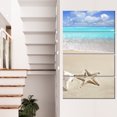 thumbnail image 1 of Caribbean Beach Starfish - Beach Photography Canvas Art Print, 1 of 3