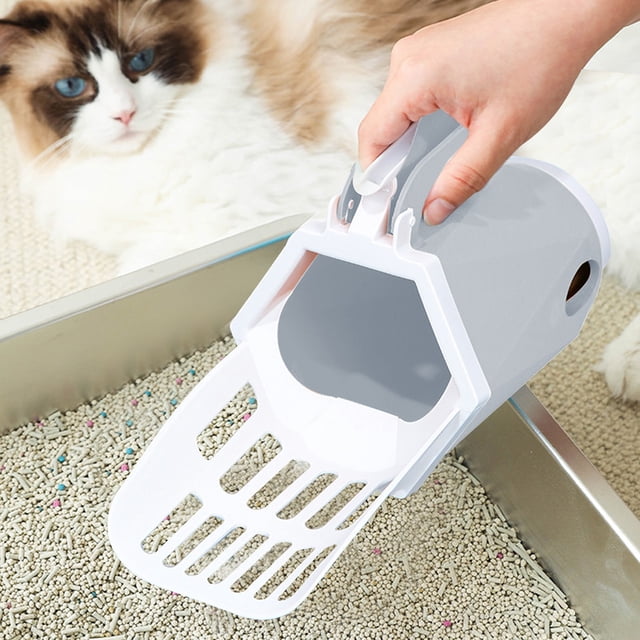 XYAIYT Litter with Instant Filtration Ergonomic Handle,Superior ABS Material,Easy for Owners,Gray