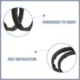 thumbnail image 3 of HLONK 4 Pcs Bagues d'Écartement d'Adaptateur de Haut-Parleur de Voiture Joint de Haut-Parleur en Plastique Système Audio Automobile Bagues de Haut-Parleur Modifiées pour la Plupart des Voitures Camions et VUS, 3 of 8