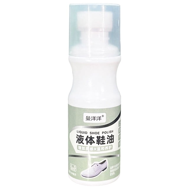 100ml Colorless Liquid Shoe Oil Leather Care Polish, General Purpose Leather Maintenance Conditioning Oil with Sponge Applicator