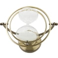 thumbnail image 4 of GUOOL 15 minute Rotating Hourglass Sandglass Globe Sand Timer Home Decor 2, 4 of 9