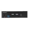 thumbnail image 3 of StarTech.com 2 Ports DisplayPort KVM Switch, 4K 60Hz, Simple Affichage, Double Port UHD DP 1.2 USB KVM Switch avec Hub USB 3.0 Intégré et Audio, Dell, HP, Apple, Lenovo, TAA Conforme - Clavier/vidéo/souris Switch (SV231DPU34K) - KVM / Audio / USB Switch - 2 x KVM / Audio / USB - Bureau - TAA Conforme, 3 of 9