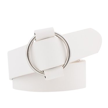 CEHVOM Ceinture Décontractée pour Femmes Sans Aiguille à Boucle Ronde Ceinture pour Dames Jeunesse Mode Ceinture Grand Ceinture