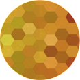 thumbnail image 1 of Ahgly Company Tapis de Zone Carré Lavable en Machine Orange Rouge Orange, 3 Pieds Carré, 1 of 7