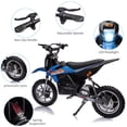 thumbnail image 1 of EDTara 36V Electric Dirt Bike for Kids, Ride on Motorcycle 500W Brushed Motor Variable Speed to 15.5MPH with LED Headlight, Leather Seat,Chain-Driven for Teens Max Load 175lbs, 1 of 6