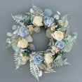 thumbnail image 4 of Porte d'Entrée Guirlande de Fleurs Roses Artificielles à l'Extérieur des Vacances de Bureau, 4 of 9