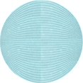 thumbnail image 1 of Ahgly Tapis Rond Lavable en Machine Intérieur Transitionnel Bleu Électrique, 7 Pieds Rond, 1 of 7
