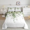 thumbnail image 1 of Erosebridal Cartoon Leaf Comforter Sets Queen Size, Rustic Botanical Comforters & Duvets, Eucalyptus Leaves Decor, Reversible, 1 of 8
