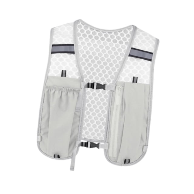 S SERENABLE Running Vest Breathable Adjustable Runner Rucksack Water Pack Lightweight for Camping Biking Jogging Mountaineering Grey