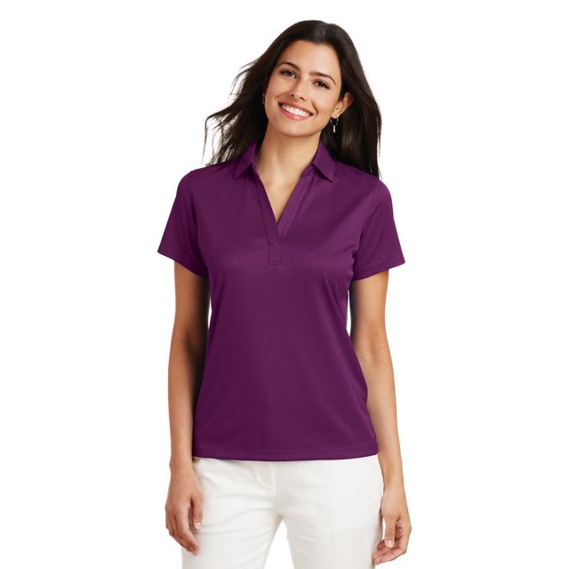 Port Authority Polo Jacquard Fin Performance pour Femmes. L528