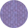 thumbnail image 1 of Ahgly Company Tapis de Zone Rond d'Intérieur Lavable à la Machine, Transitionnel, Violet Mimosa Violet, 8 Pieds Rond, 1 of 7