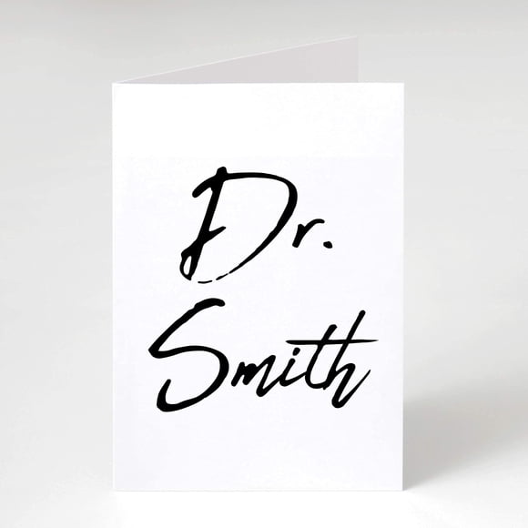 Personalized Doctor Card, Dr Graduation Greeting Card, Future Doctor Gifts, Medical School Graduate Greeting Card, Match Day Card, Residency Gifts, White Coat Ceremony Congratulations, PhD Grad