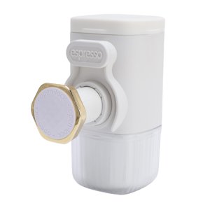 Cafetière portable, 15 Bar Petit Espresso Voyage Machine pour le café et la capsule, Manually Operated, 100ml Capacité d'eau, Filtre amovible, pour le camping