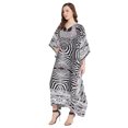 thumbnail image 4 of Robe Maxi pour Femmes en Polyester, Caftans, Robe Ample, Grande Taille, Manches Kimono, Long Kaftan, Robes de Soirée, Kaftan Décontracté d'Été, 4 of 6