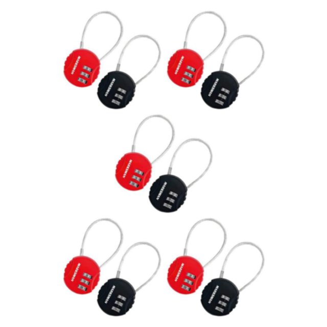 Shengyu 2pack/lot Travel With Confidence With High Security Luggage Lock Combination Padlock Digital Padlock 5Set
