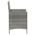 thumbnail image 3 of vidaXL Chaises de Jardin avec Coussins 4 Pcs Rotin Synthétique Gris, 3 of 5