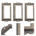 thumbnail image 3 of 24pcs Metal Label Holder Frames Antique Drawer Cabinet Label Frames Label Holder, 3 of 9