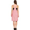 thumbnail image 4 of Junior Womens Distressed Denim Adjustable Strap Overall Dress, Pink, X-Large, 4 of 5