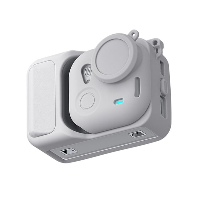 Decodeary Étui de Protection en Silicone pour GO Antichute Protecteur d'Objectif Inclus Antichute Gris