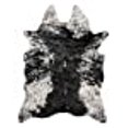 thumbnail image 3 of Luxe Faux Cowhide Rug for Rustic and Western Decor | Low Pile Faux Fur Rug with Salt/Pepper Black + White Cow Print | Cruelty-Free Fade Resistant Living Room Rugs | 5-1/4 x 7-1/2 ft, 3 of 10