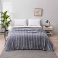 thumbnail image 4 of Oefntac Blanket Solid Colour Flannel Rabbits Hair Blanket Nap Cover Blanket Heavy Sofa Blanket Velvet Blanket, 4 of 8