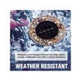 thumbnail image 4 of Refurbished As Seen On Tv Bell + Howell Solar Powered Mosaic Disk Light With Auto On/Off Lighting And Weatherproof - 4 Pack - Fuchsia PINK ONE SIZE, 4 of 4