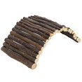 thumbnail image 1 of Peahefy Wooden Arch Bridge Pet Arch Bridge, Hamster Ladder, Small Pets For Hamster, 1 of 8