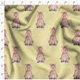 thumbnail image 4 of Soimoi Orange Rayon Fabric Pig Animal Fabric Prints By Yard 42 Inch Wide, 4 of 5