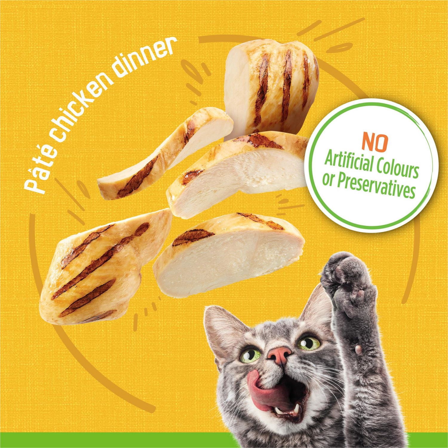 Purina Friskies Pate Chicken Dinner, Wet Cat Food 156G