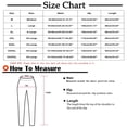 thumbnail image 2 of Tnhcen Women's Essential Drawstring Elastic Waist Loose Straight Leg Pants - 9 Inch Cuff Basic Casual Trousers for Spring/Fall M-5XL Relaxed Fit Style Easy Care, 2 of 5
