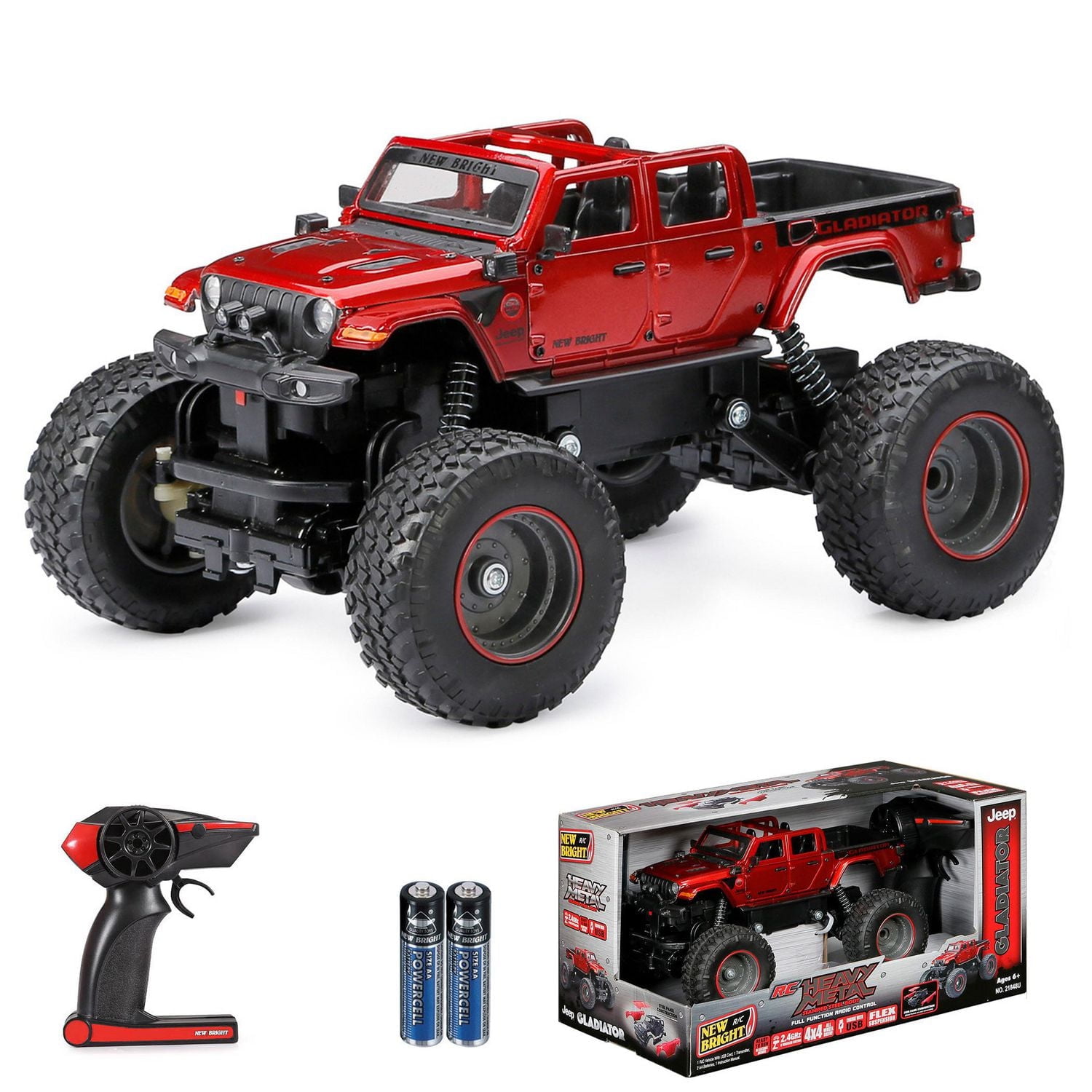New Bright RC 1:18 Scale Remote Control Car Heavy Metal Gladiator