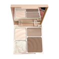 thumbnail image 1 of 4 Color Highlight Contour Palette Matte Blush Natural Long-lasting Makeup With Mirror 4 Color Highlight Contour Palette Bronzer Gloss Cosmetic S9R3, 1 of 1