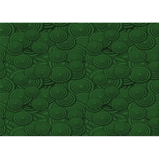 Ahgly Company Machine Washable Indoor Rectangle Transitional Green Area Rugs, 2' x 5'