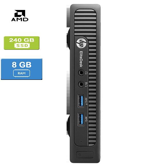 Remis à Neuf : HP 705 G1 MINI AMD A6 PRO-7400 3,5 GHz, 8 Go, 240 Go SSD, Win 10 Pro