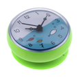 thumbnail image 3 of jifeng Bathroom Silicone Wall Suction Clock Waterproof Time Display Colorful Green A-Green, 3 of 7