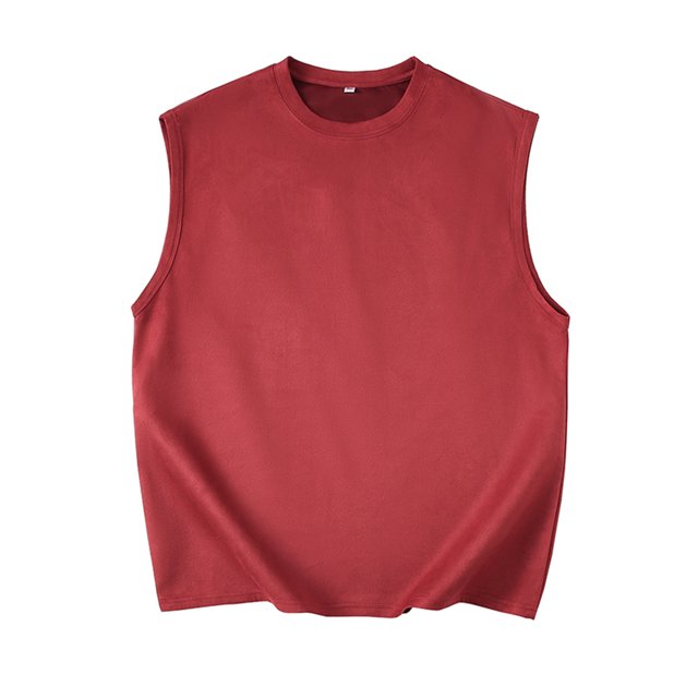 Timegard Débardeurs Homme Grande Taille Col Rond Sans Manches T-Shirts Confortables Décontractés Couleur Unie Mode