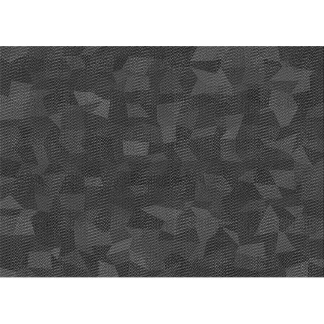 Ahgly Company Machine Washable Indoor Rectangle Transitional Charcoal Black Area Rugs, 8' x 12'