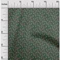 thumbnail image 1 of oneOone Silk Tabby Fabric Floral Block Print Fabric BTY 42 Inch Wide, 1 of 4
