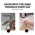 thumbnail image 3 of JilgTeok 3 Packs Faucet Sink Mat Absorbent Drying Pad for Kitchen Countertop Bathroom Wash Basin Non Slip Drainage Guard Machine Washable Floral Design, 3 of 4