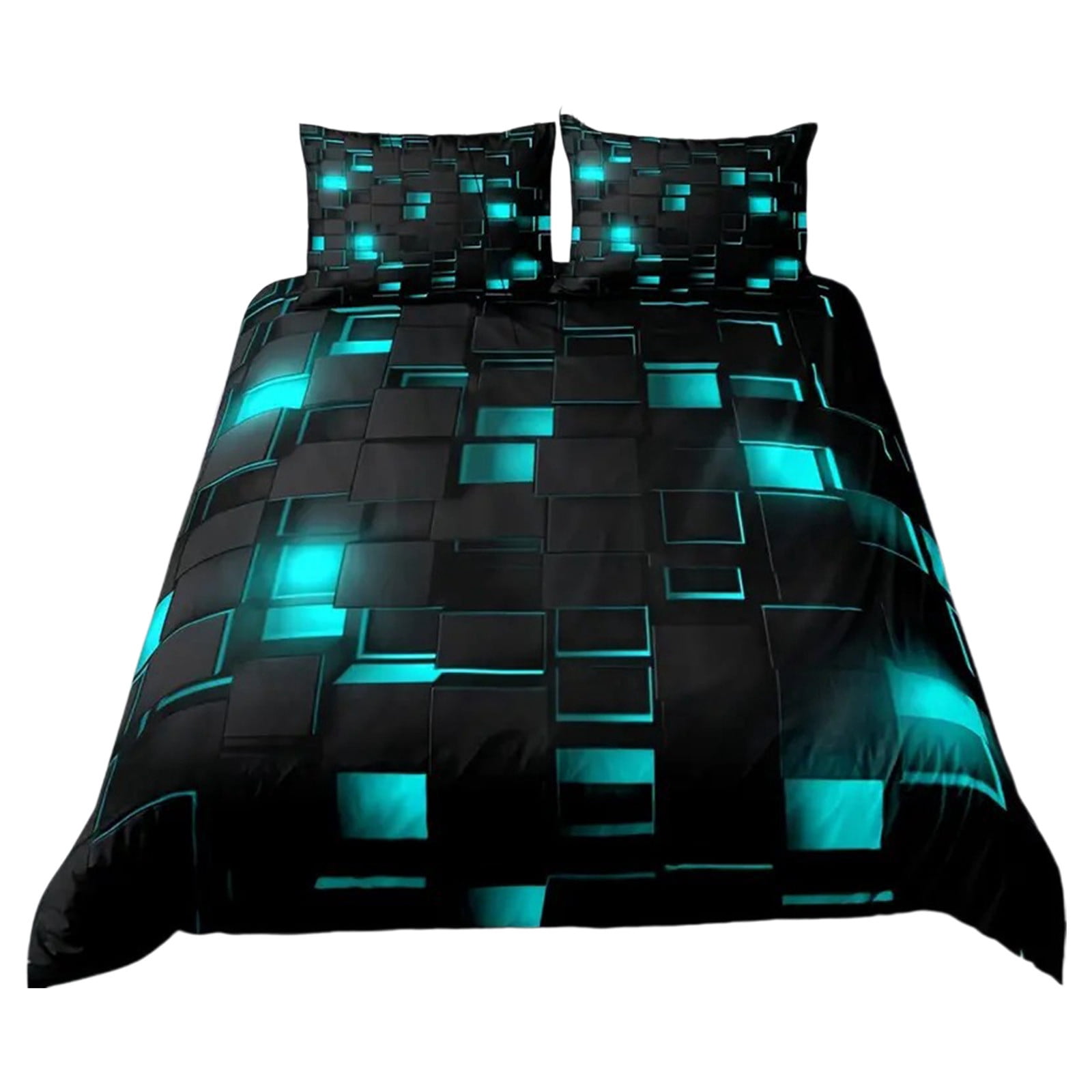 Yhmxh Bedding Bedding Duvet Cover Three Piece Set Skin-friendly Throw Blanket Machine Washable Microfiber Bed Sheet Set